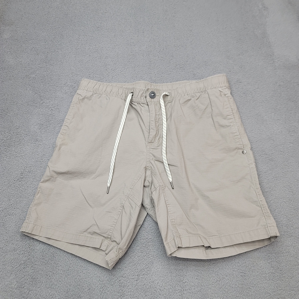 Vuori Men's Beige Athletic Shorts Ripstop